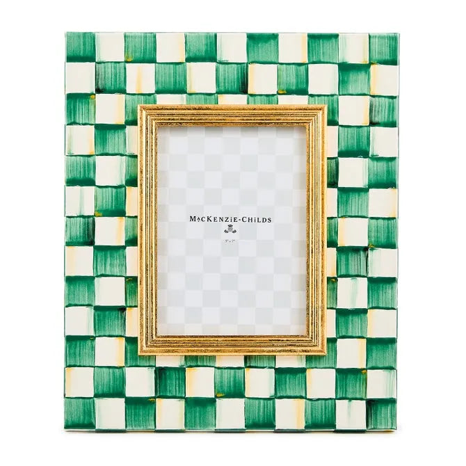 Emerald Check 5" x 7" Frame